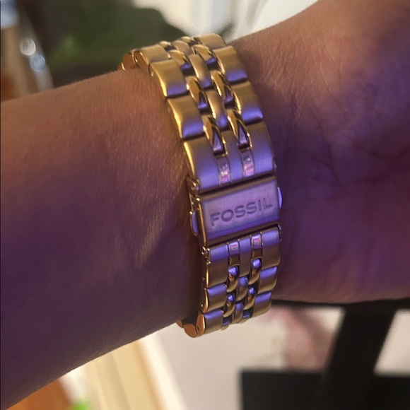 Fossil Gold-Tone Chronograph Watch - Picture 9 of 16